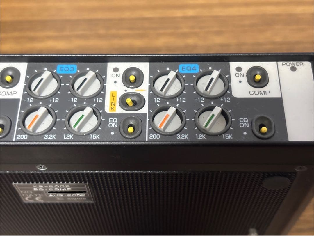 sigma シグマ イコライザー コンプレッサー KS-6002 4ch