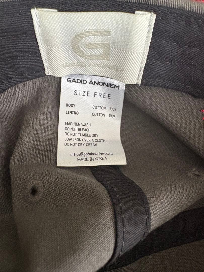 帽子 GADID ANONIEM CAP