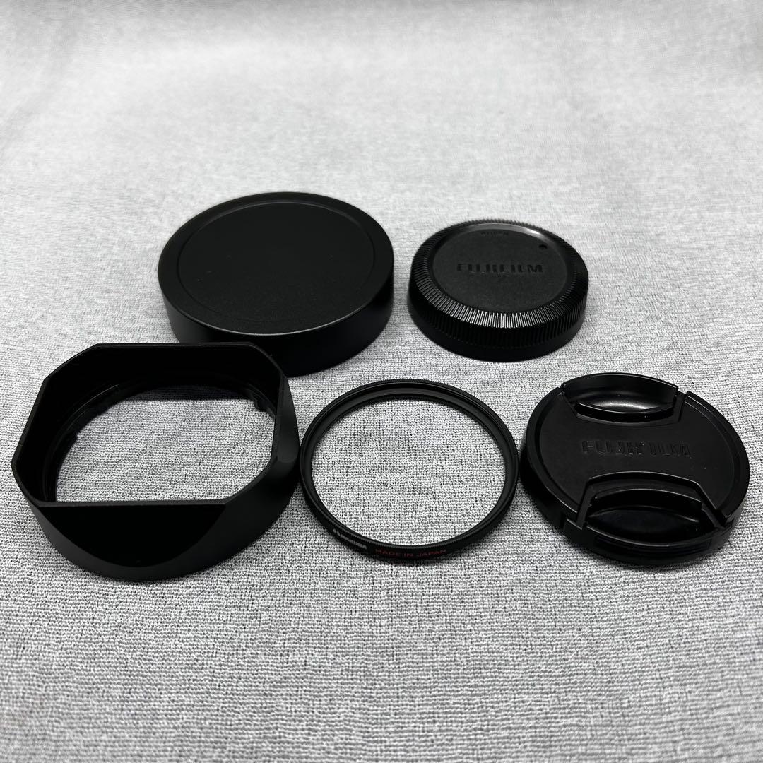 FUJIFILM XF18mmF2 R 角型フード レンズプロテクター付き 美品