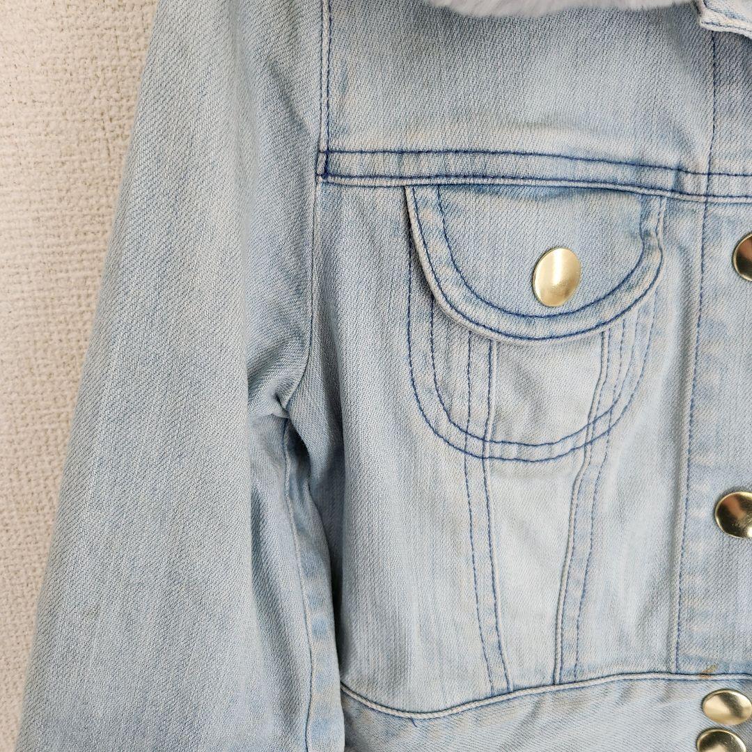 トゥービーシック ToBeChic レッキスファー デニムジャケット コート42