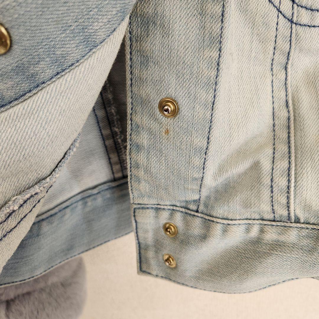 トゥービーシック ToBeChic レッキスファー デニムジャケット コート42