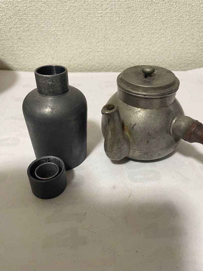 專用です　煎茶道具　古錫　乾茂號造茶壷+急須　2点セット