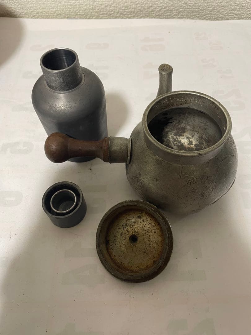 專用です　煎茶道具　古錫　乾茂號造茶壷+急須　2点セット