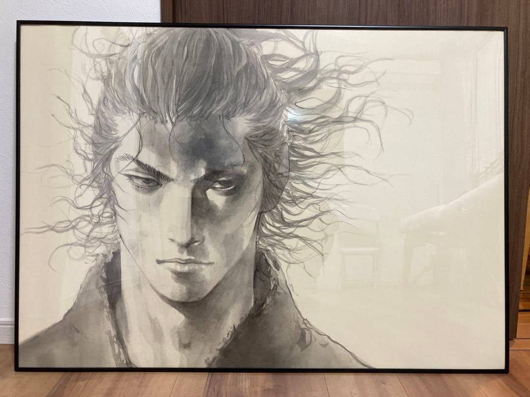 バ*ス様 【B1超大判・額装付き】井上雄彦 最後のマンガ展 バガボンド 宮本武蔵