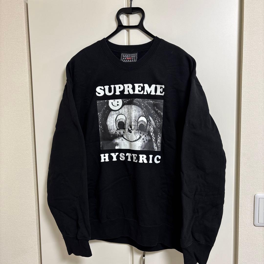 Supreme HYSTERIC ブラック スウェット