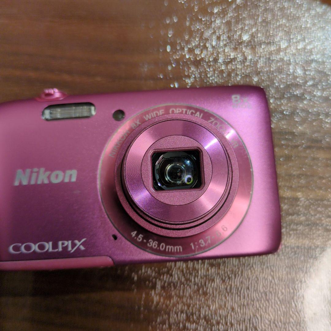 ハナ【動作確認済み】Nikon COOLPIX S3700 ピンク