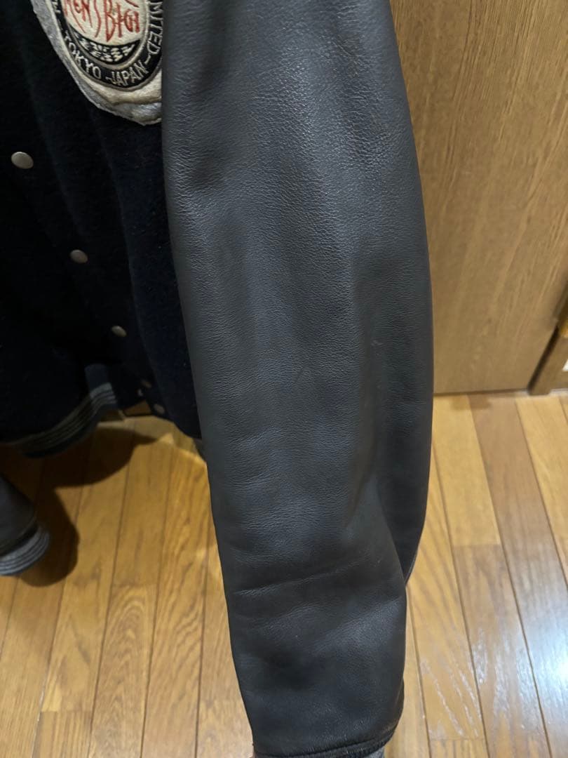 美品　MEN’S BIGI 1985年　限定　スタジャン　黒　L ビンテージ