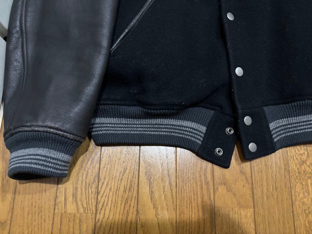 美品　MEN’S BIGI 1985年　限定　スタジャン　黒　L ビンテージ