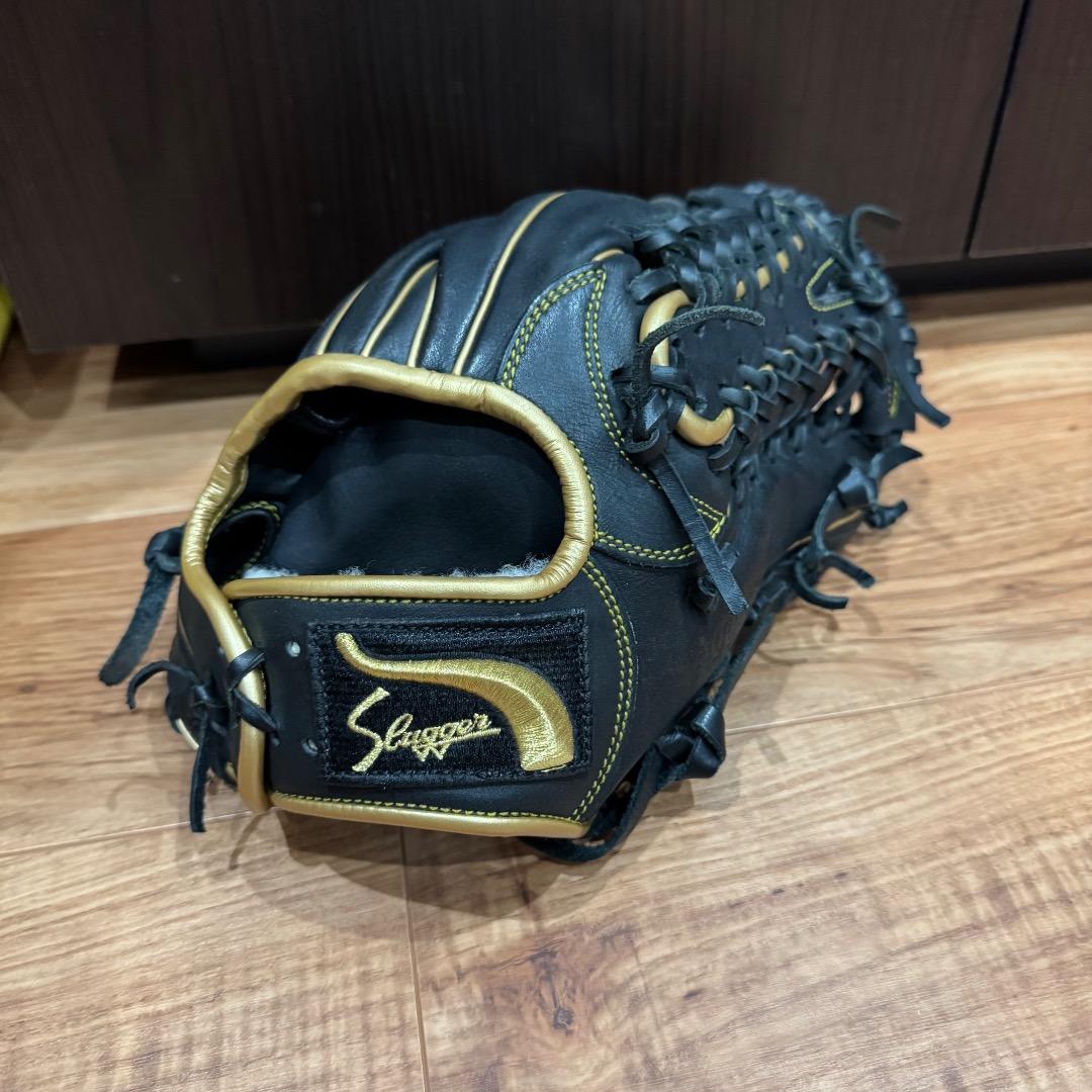 美品！　早い者勝ち！　湯もみ型付け済み　久保田スラッガー　軟式　内野手用