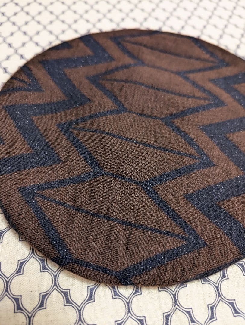 ルイヴィトン 帽子 ニットベレー 茶 黒 LOUIS VUITTON