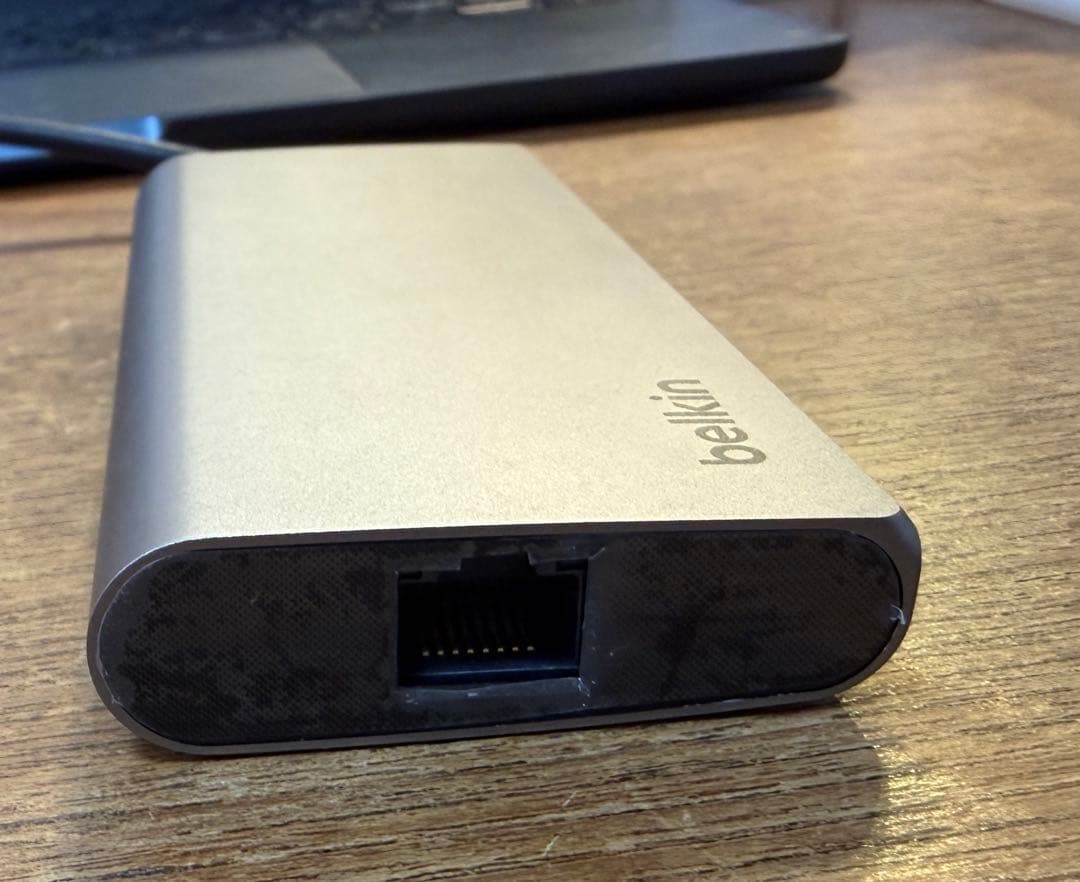 belkin USB-C 4Kマルチメディアハブ 100W 10gb 2.5gb