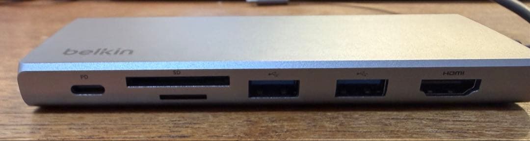 belkin USB-C 4Kマルチメディアハブ 100W 10gb 2.5gb