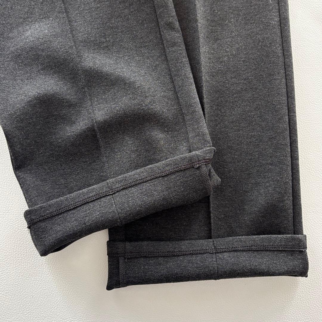 02352 セオリー　ダブルニット イージー トラックパンツ　グレー　P