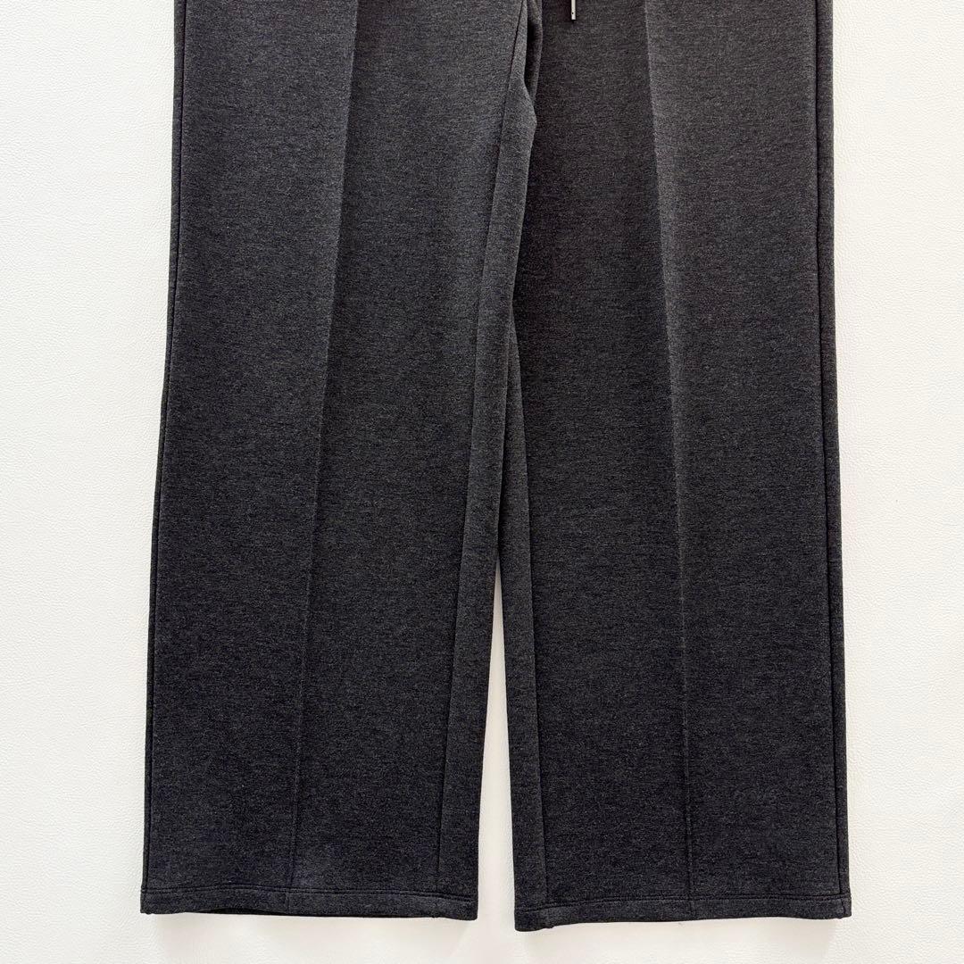 02352 セオリー　ダブルニット イージー トラックパンツ　グレー　P