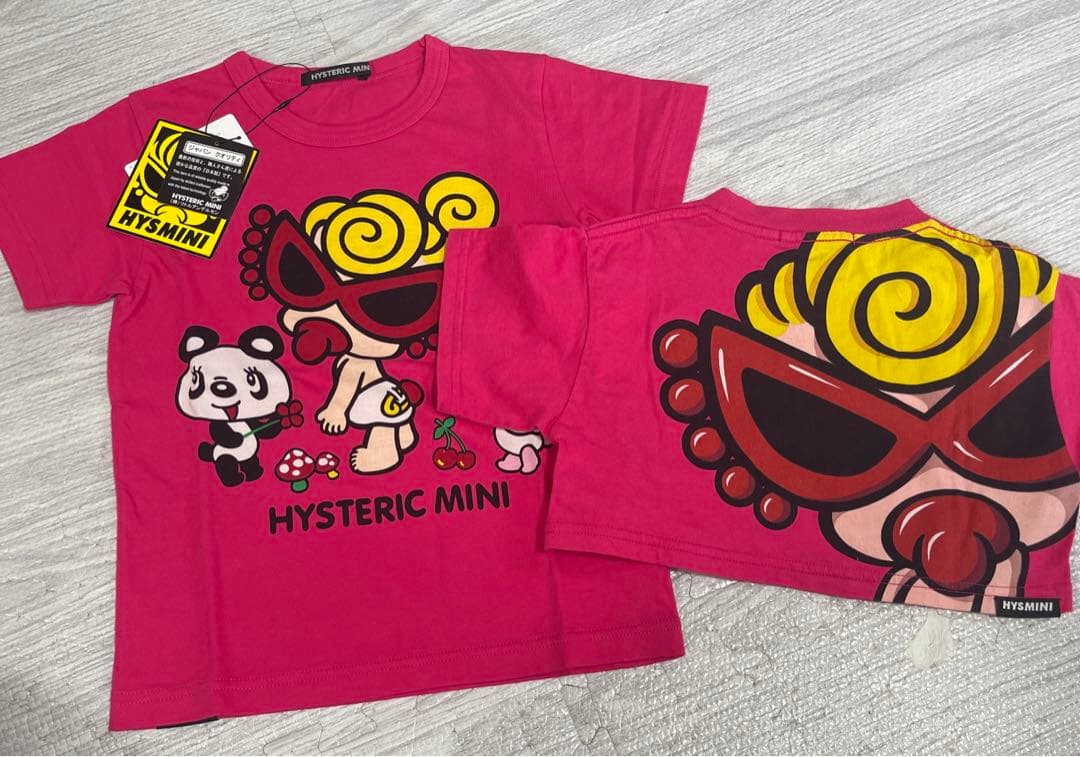 ヒスミニ　新作完売Tシャツ　ショート丈Tシャツ ヘソだし