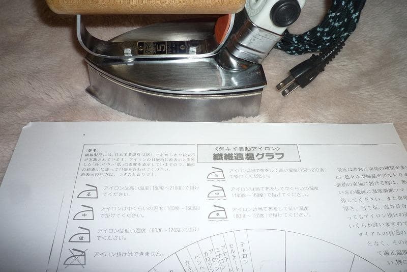 未使用品　タキイ　5型 　業務アイロン　 販売店保管品