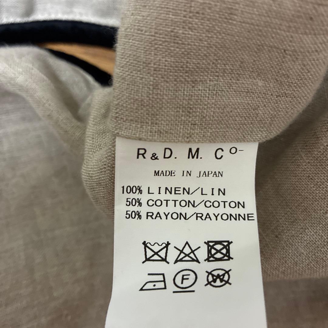 R&D.M.Co- リネンジャケット美品