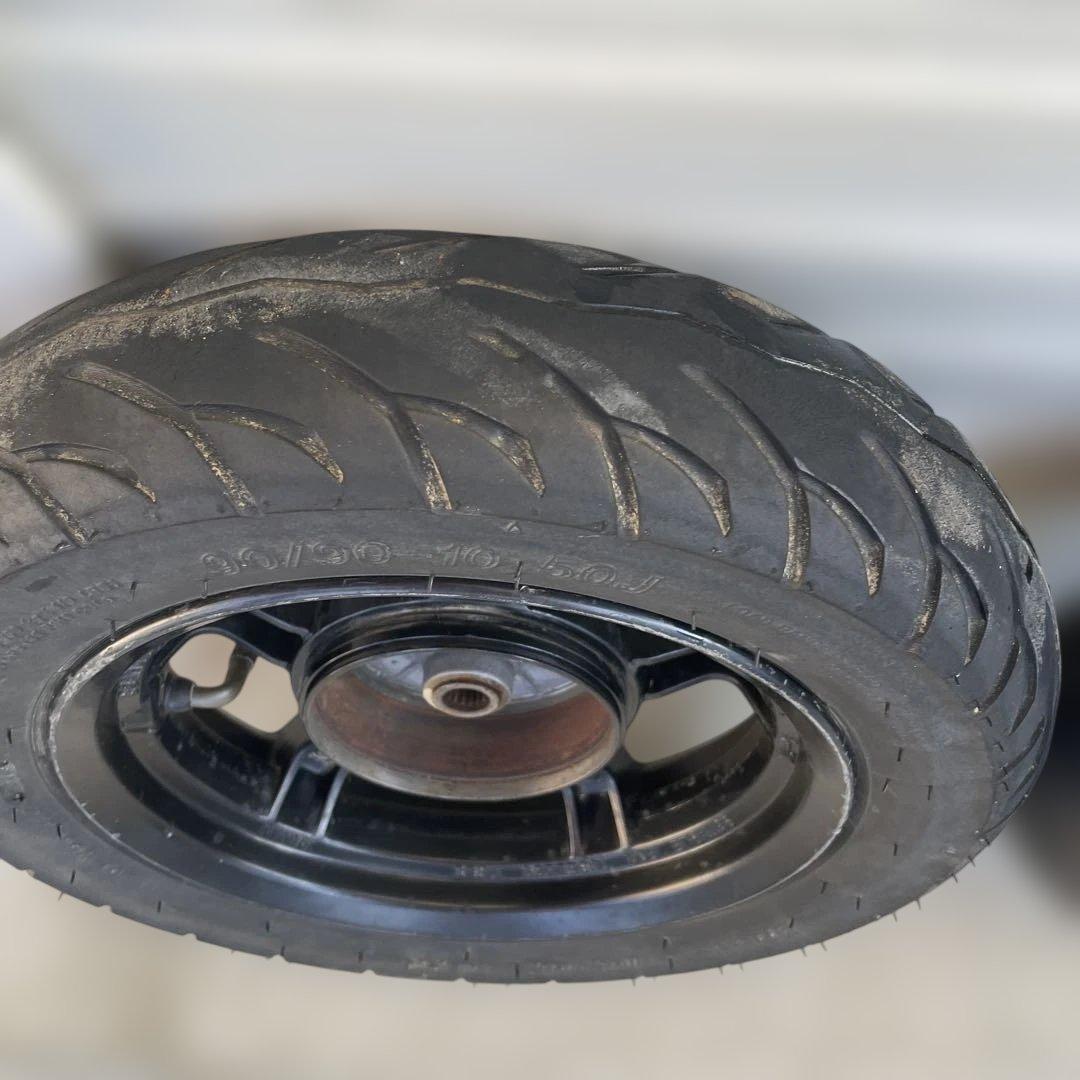 ヤマハジョグZR スポーツ用ホイール 90/90-10 5本スポーク 前後セット