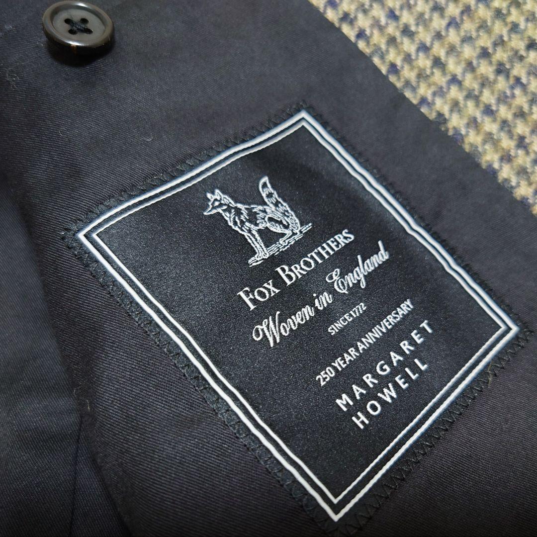 マーガレットハウエル　フォックスブラザーズ　250周年　ドッグトゥースジャケット