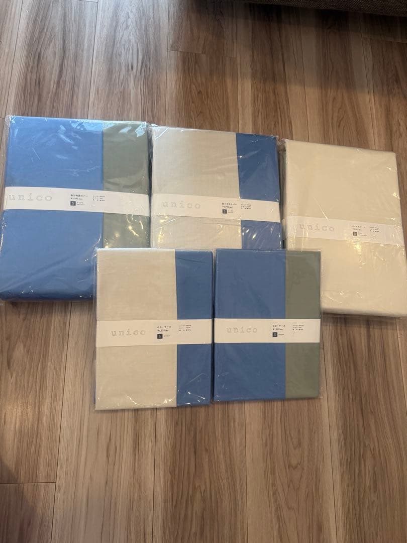 unico 布団カバー ５点セット 新品
