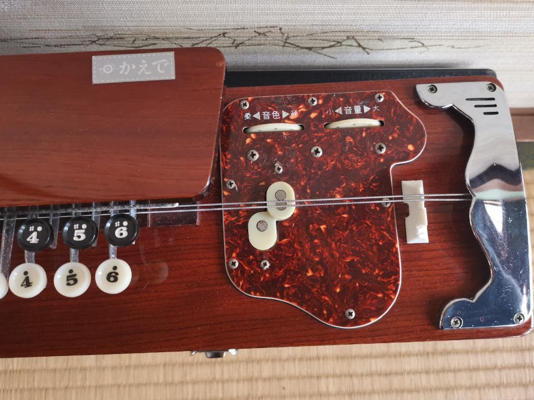 大正琴 琴伝流 テナー かえで ハードケース＋手作りケースカバー＋テナー楽譜付