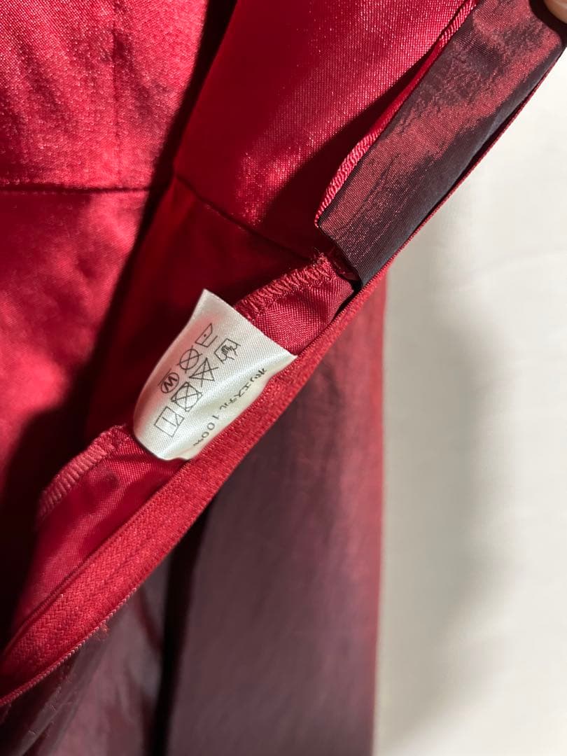 カラードレス(ワインレッド155cm)【ブランド】ゆめりすと