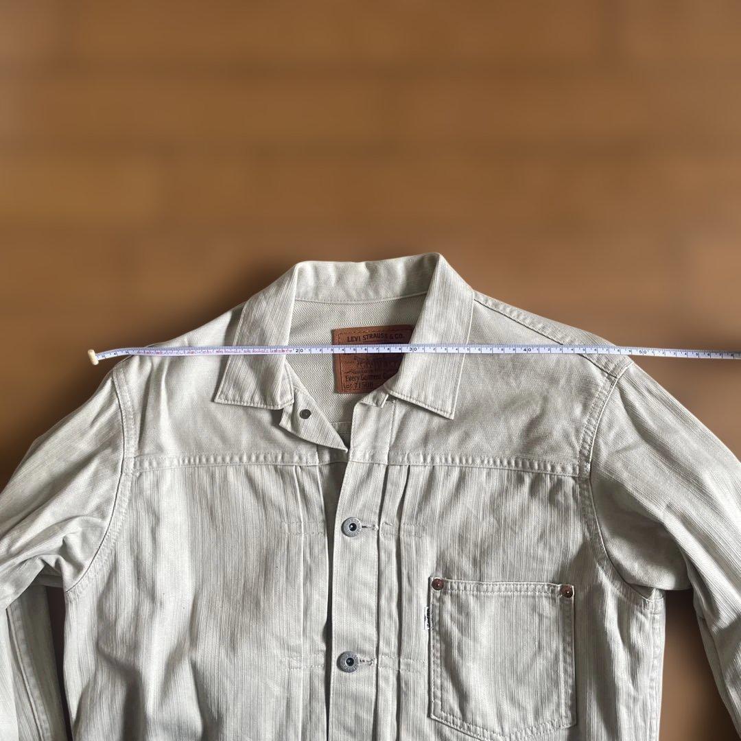 LEVI'S デニムジャケット サイズ40 ホワイト