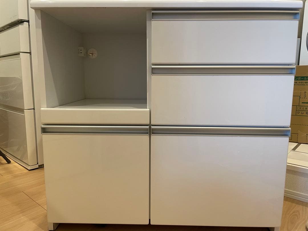 みんみん カップボード　キッチンカウンター　食器棚