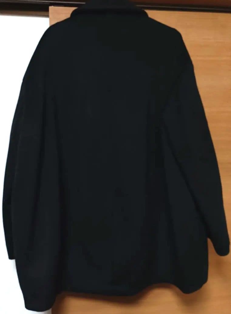 最終値下げ【美品】MARW コクーンミドルコート　黒　サイズ38