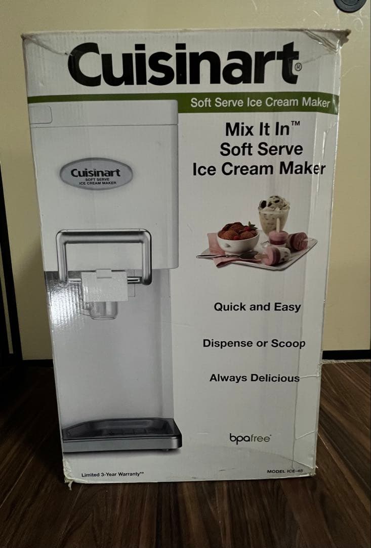 Cuisinart ソフトクリームメーカーICE-45