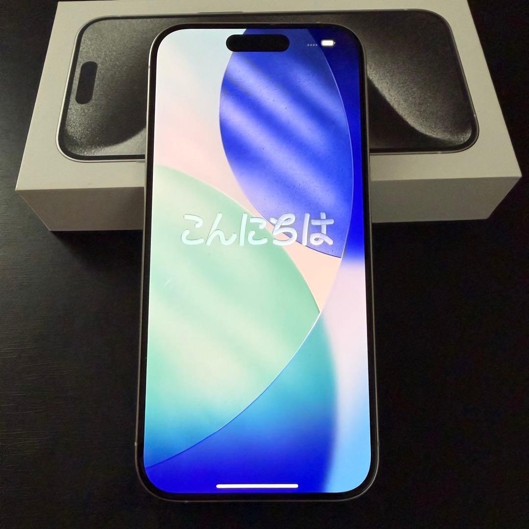 スマートフォン本体 Apple iPhone 15 Pro White Titanium 128GB