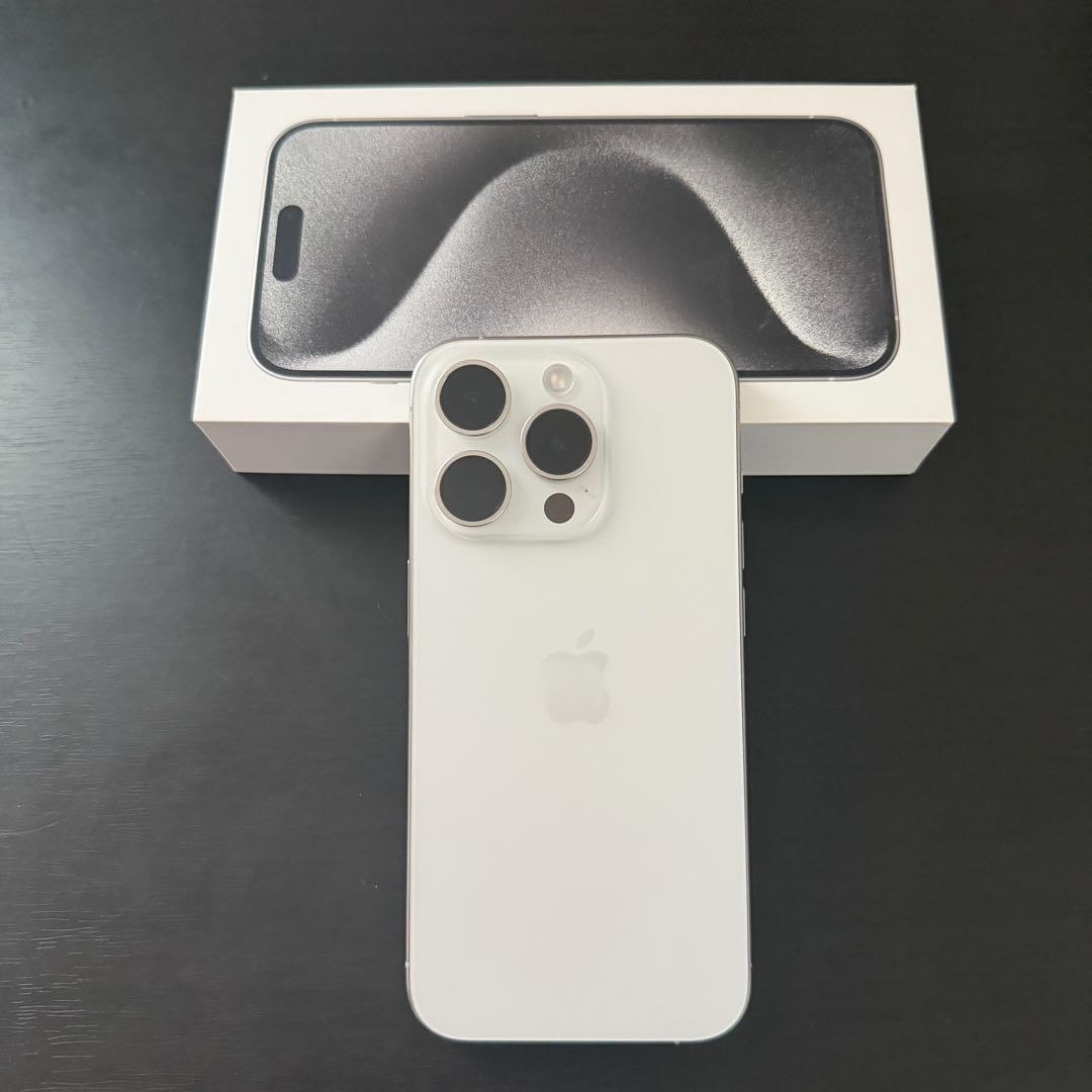 スマートフォン本体 Apple iPhone 15 Pro White Titanium 128GB