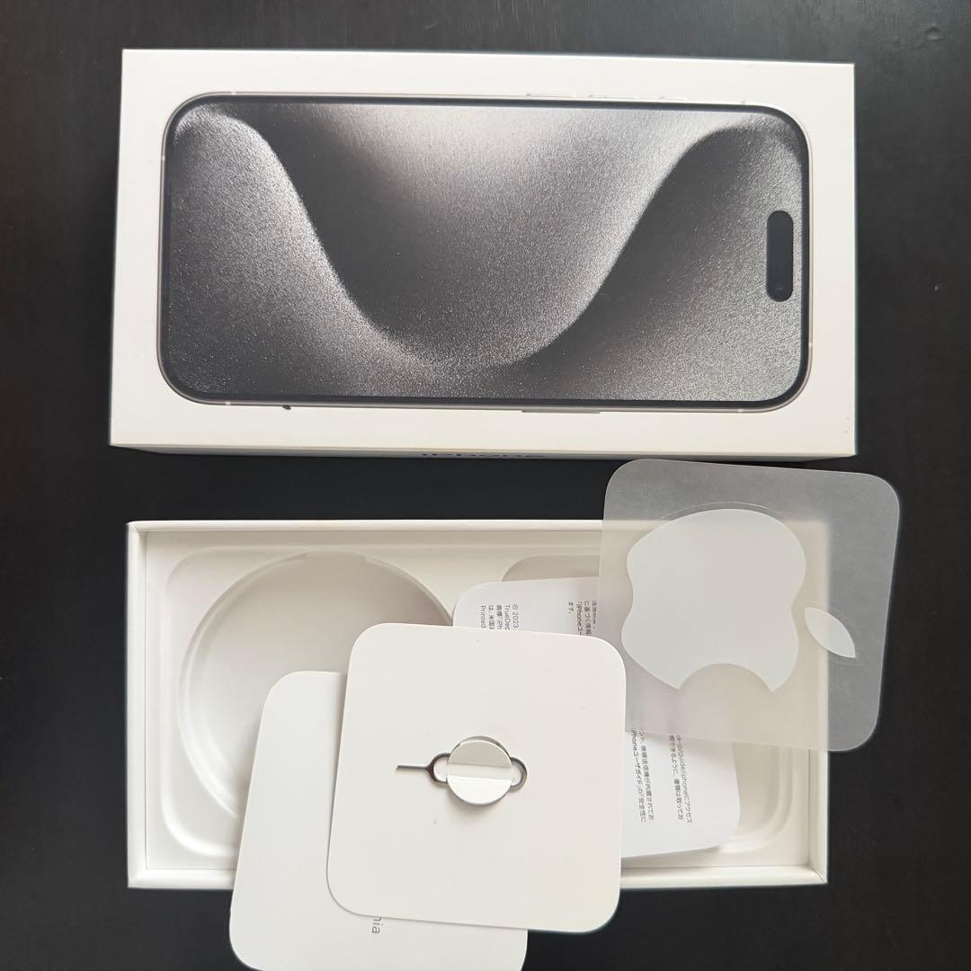 スマートフォン本体 Apple iPhone 15 Pro White Titanium 128GB
