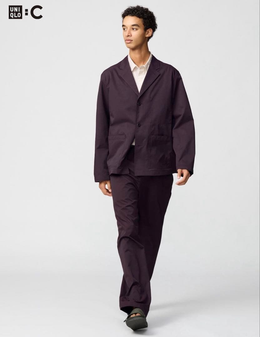 UNIQLO Cワークジャケット、イージーワークパンツセットアップ