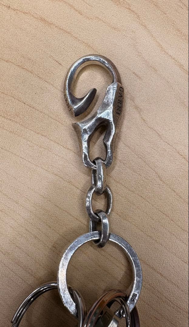 ガルニ GARNI キーホルダー キーリング シルバー925 ウォレットチェーン
