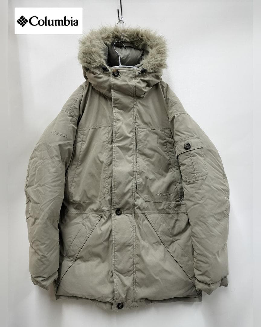 コロンビア/アイスウィンドパーカ /肉厚ダウンコート/ファー取り外し可/2WAY