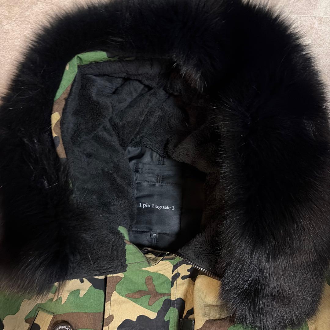 1 piu 1 uguale 3 カモフラージュ ミリタリージャケット