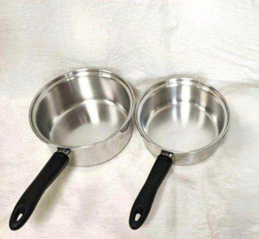 専用2024年製アムウェイ大ソースパン 中ソースパン インダクションレンジ対応↓