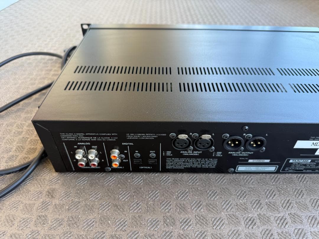 TASCAM MDレコーダー MD-02B