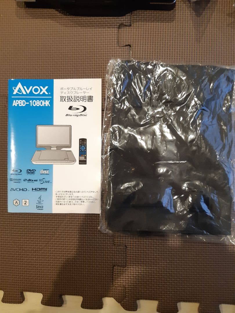 AVOX ブルーレイ DVD プレーヤー APBD-1080HK リモコン欠品