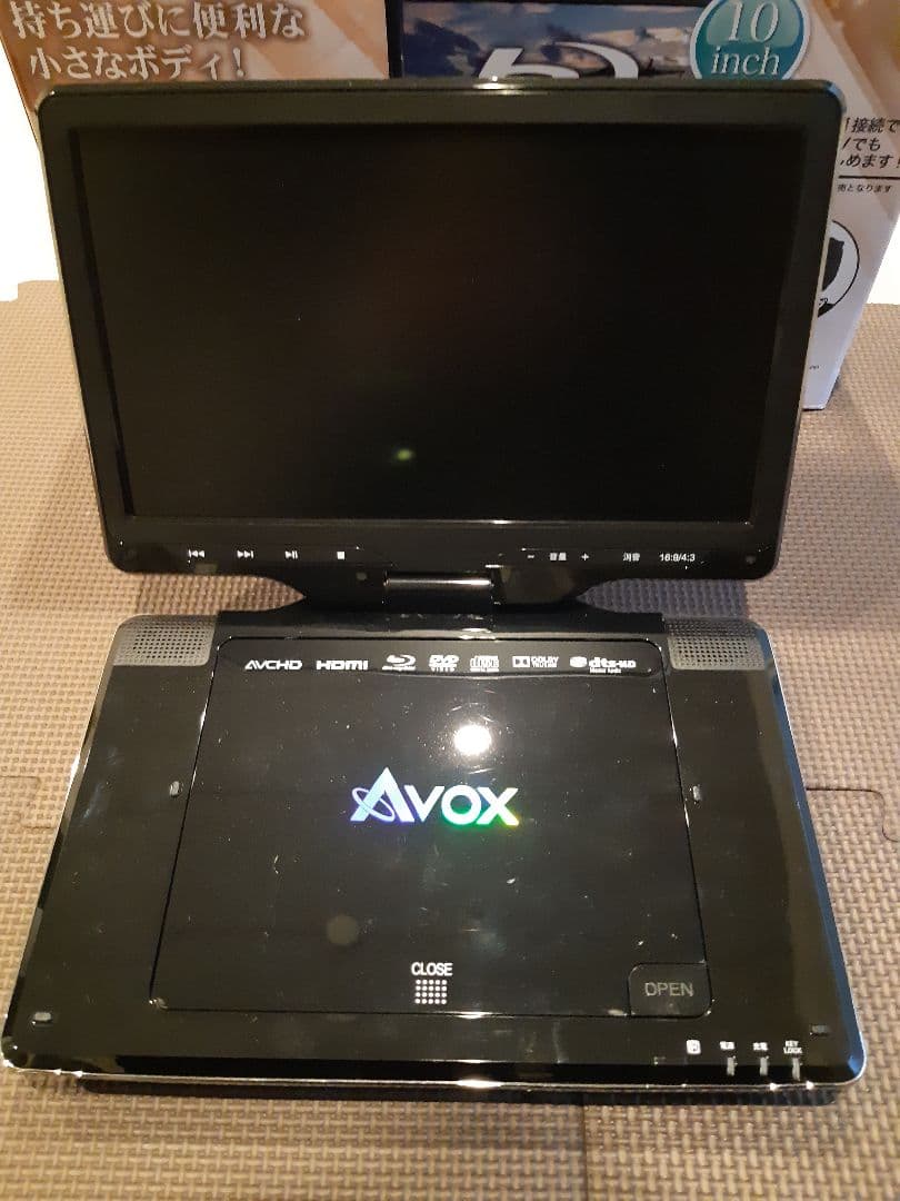 AVOX ブルーレイ DVD プレーヤー APBD-1080HK リモコン欠品