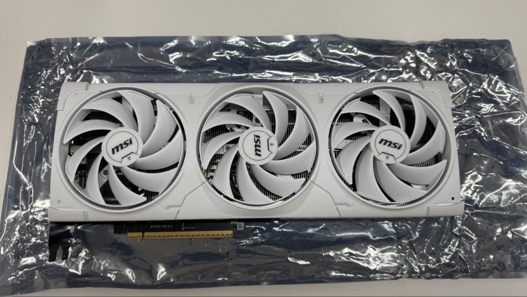 GeForce RTX5080 MSI VENTUS 3X 白色 中古 保証書無