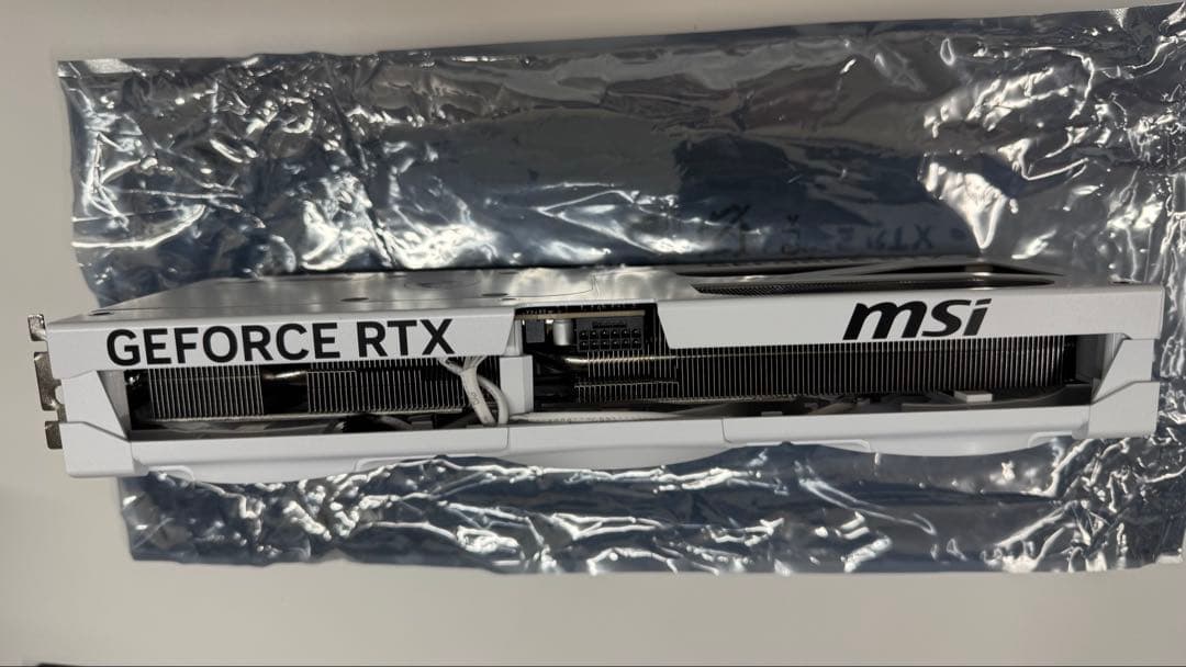 GeForce RTX5080 MSI VENTUS 3X 白色 中古 保証書無