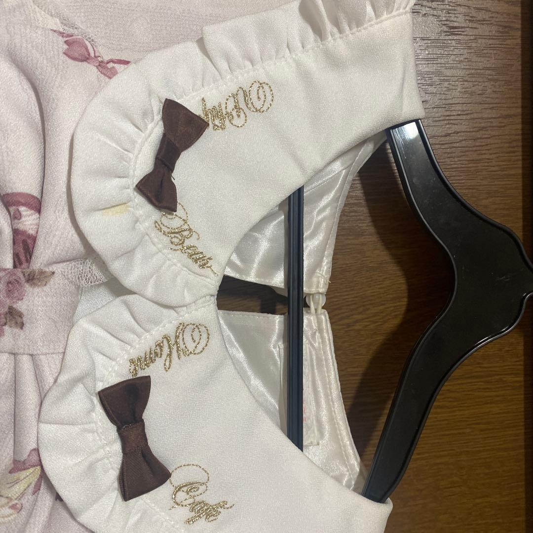 LIZLISA Whip Bear  Cafe柄ワンピース