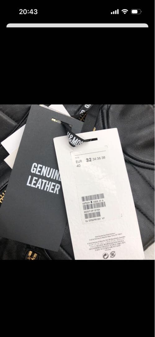 BUYEE　 MOSCHINO ブラックミニワンピース