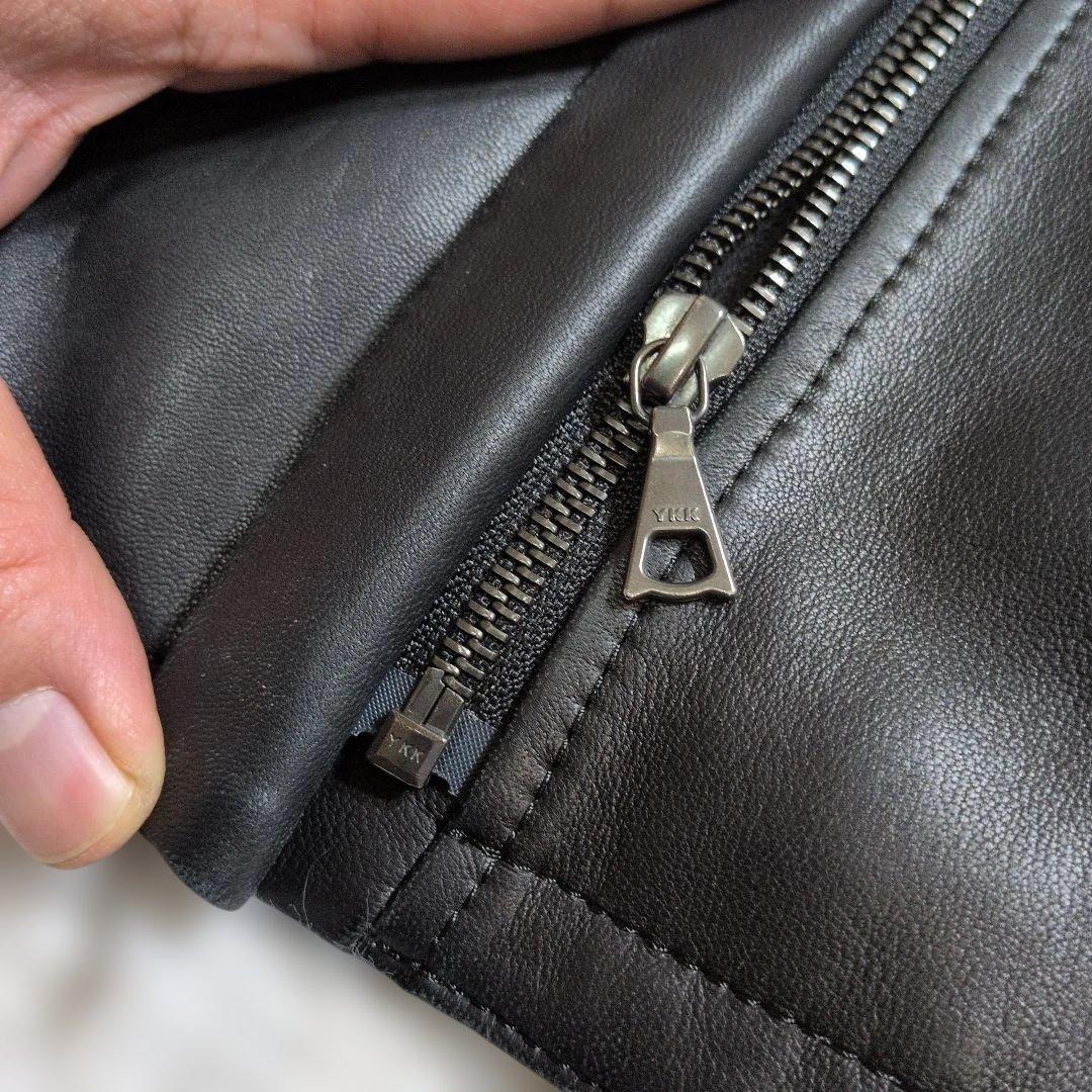 極美品　Theory Luxe セオリー ソフトレザージャケット38　黒