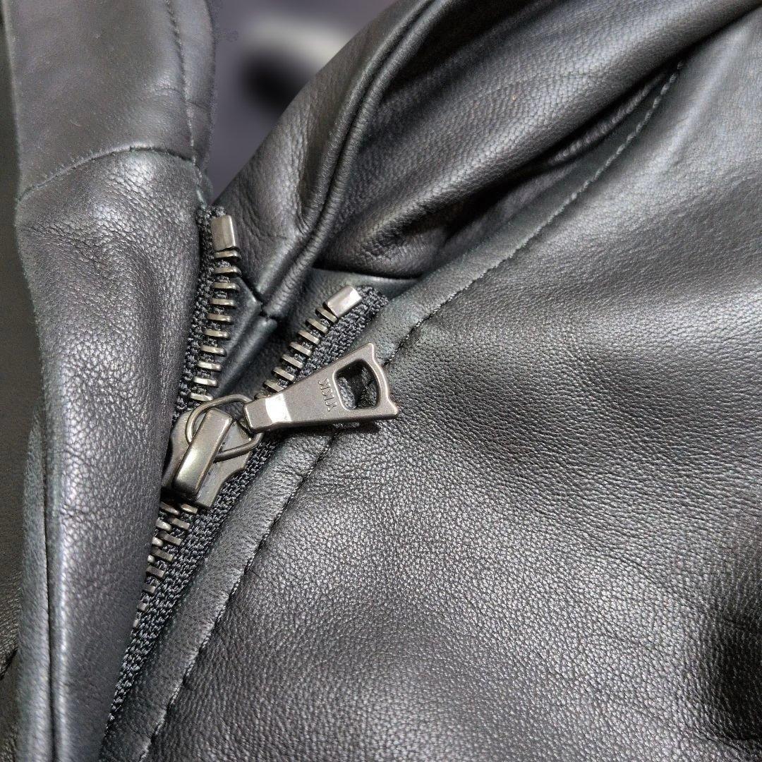 極美品　Theory Luxe セオリー ソフトレザージャケット38　黒