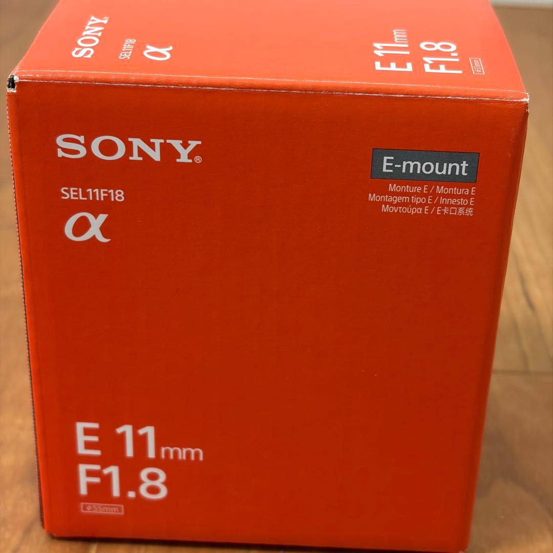 レンズ(単焦点) Sony E 11 mm F1.8 SEL11F18
