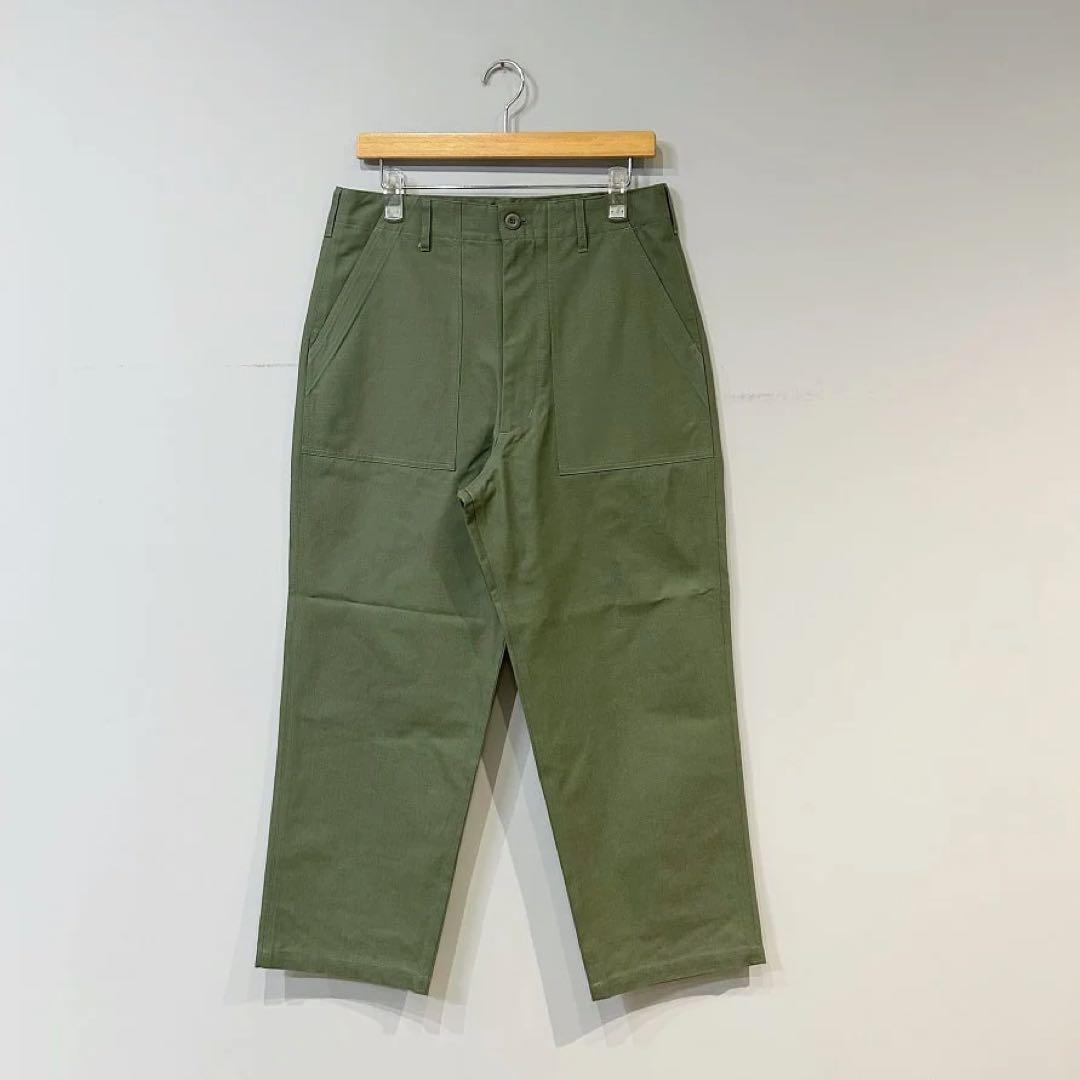 パンツ HTS COTTON/LINEN KERSEY BAKER PANTS