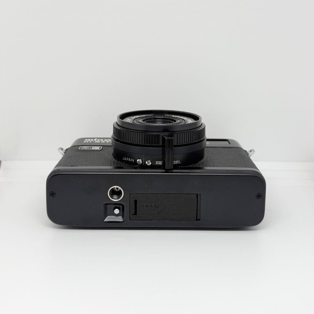 【完動品】MINOLTA HI-MATIC F ブラックボディ フィルムカメラ